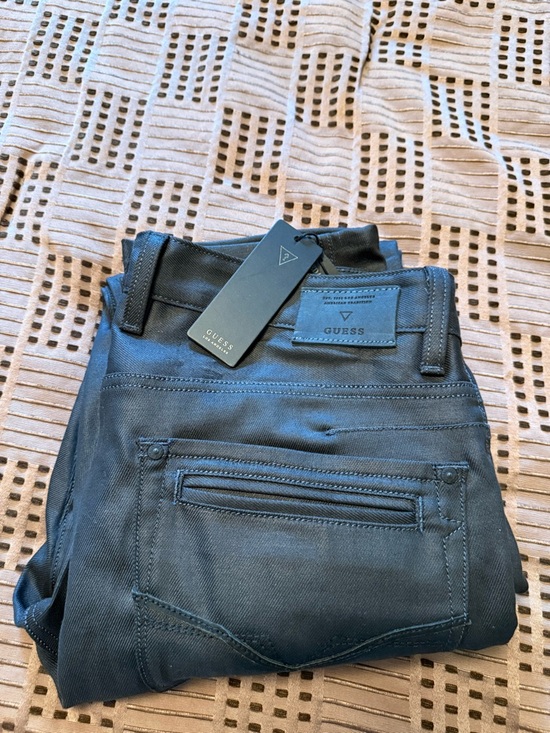 Guess Other - GUESS Men's Slim Black Denim Jeans with Logo Patch